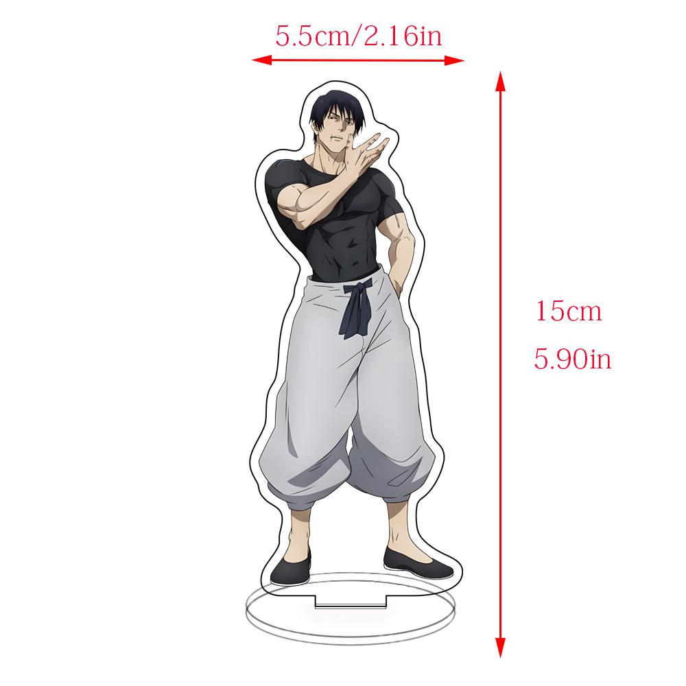 15cm Jujutsu Kaisen Acrylic Medium Stand Itadori Yuji Satoru Gojo Figure Ornaments Homo Creative Boys Gifts Toys Doll