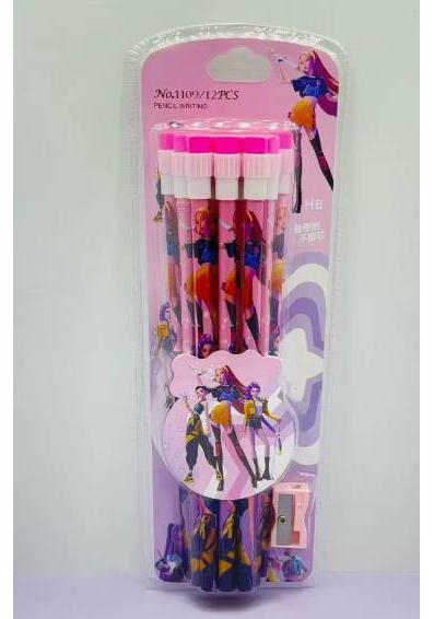 New Hot Popular KPOP Demon Hunt Girl Group High-value  Stationery Set for Students, also suitable for gift-giving