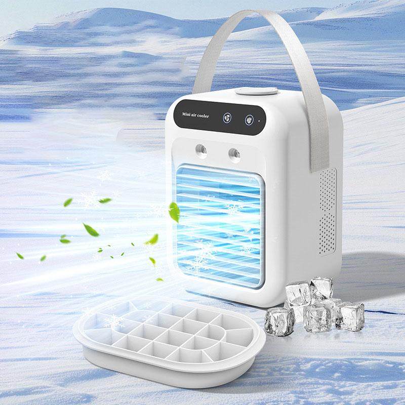 Portable Air Cooler USB Personal Misting Fan - Desktop Mini Air Conditioner Quiet Cooling for Home Office Travel