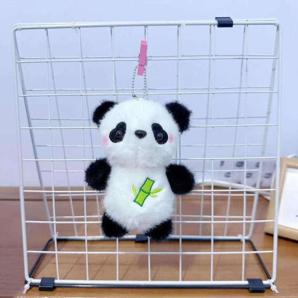 Mini Plush Toy Claw Machine Keychain Charms