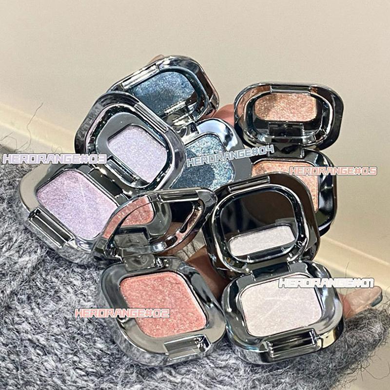 Herorange Monochrome Eyeshadow Palette Matte Eye Shadow Smoky Pearl Glitter Earth Low Saturation Matte Eye Shadow Makeup