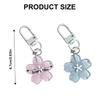 10Pcs Resin Sakuras Keyring Charm Cherry Blossoms Pendant Keychain Stylish Flower Key Accessory for Everyday Use