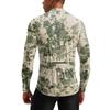 Herren Langarm Fahrradtrikot Atmungsaktiv Schnelltrocknend Mit Reißverschluss Pullover Leichtes Outdoor-Sportoberteil für Rennrad und Mountainbike