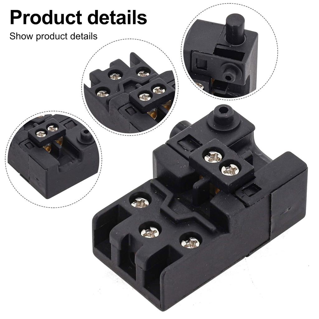 Black as Picture Switch Trigger Switch Trigger For Hand Tools Compatible For DSS611 Manual For Proper Installation