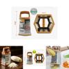 Modern Minimalist Multifunction Vegetable Grater With Six Sides For Kitchen Prep