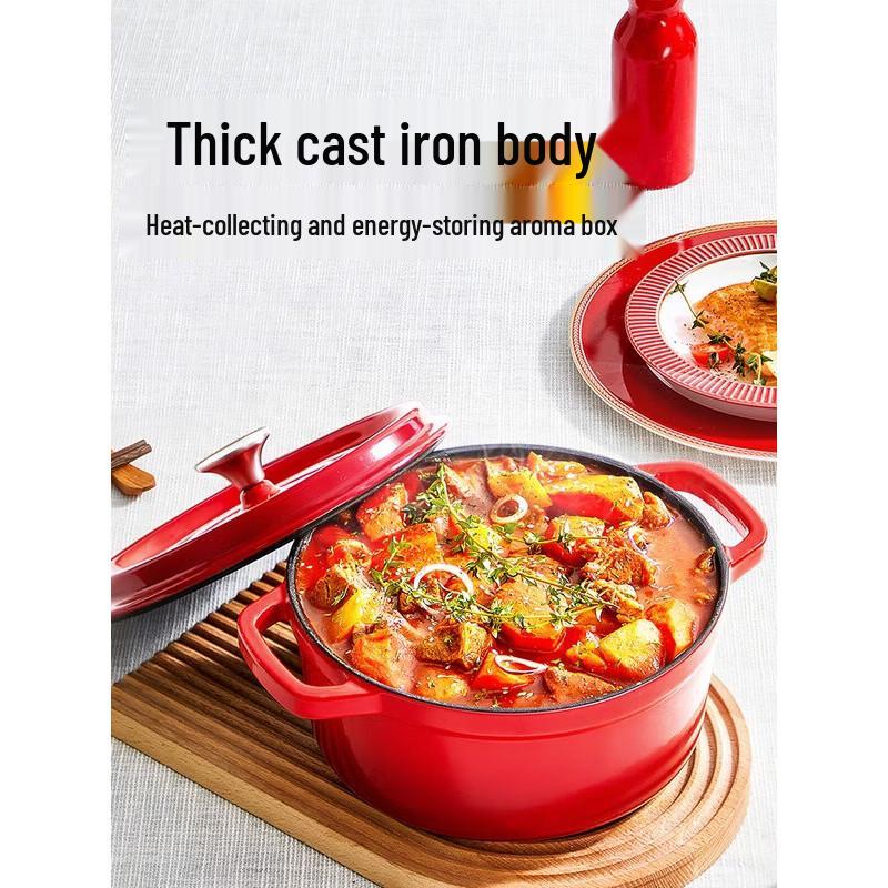 COOKER KING Legacy 40 22cm Cast Iron Enamel Stew Pot
