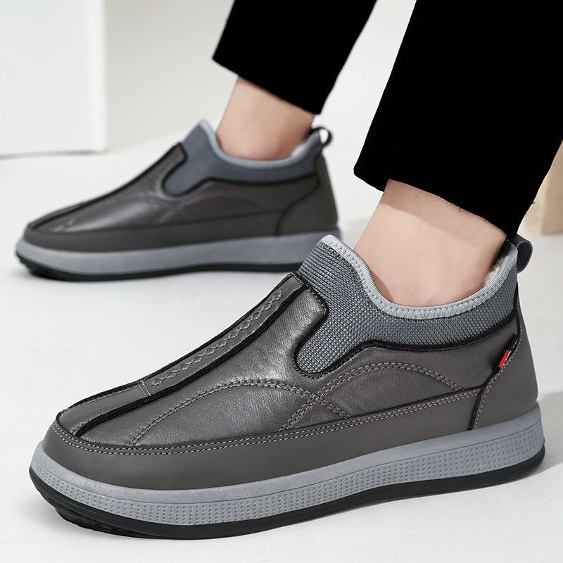 Cotton Shoes Winter New Outdoor Casual Comfortable Men's Shoes Keep Warm One Pedal Piled Thickened Dad Shoes