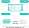 10 Pcs Disposable Activated Carbon Filter for Mask 3 Layers Breathable Activated Carbon Protective Filter Mouth Mask