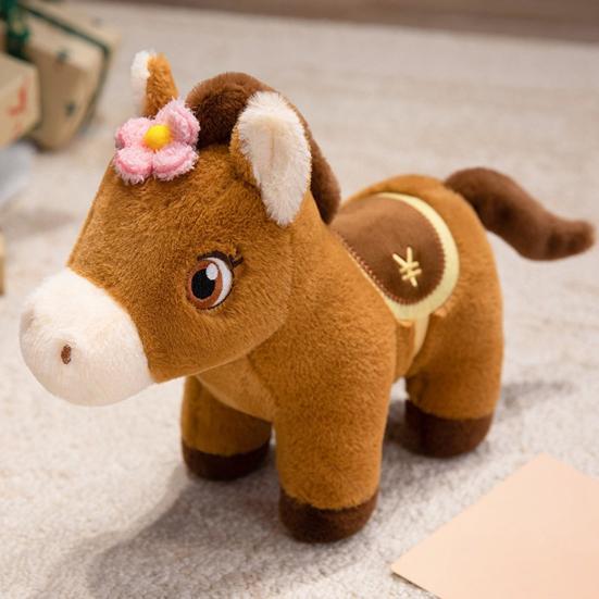 2026 Year of The Horse Plush Toy Doll Auspicious Meaning Desktop Ornament Good Luck
