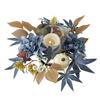 Thanksgiving Wreath Halloween Dark-Style Candle Wreath Candle Holder Wreath Halloween Decorations Table Top Decorations