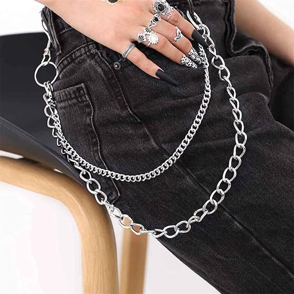 Retro hip hop cold wind waist chain pendant, punk versatile metal chain men's and women's trousers