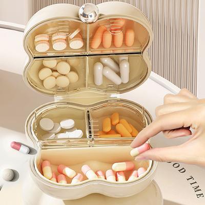 Mini Organizador Portátil de Almacenamiento de Joyas Cajas de Almacenamiento de Viaje Exhibidor de Pendientes Collares Anillos Cajas Soporte para Joyas con Compartimento