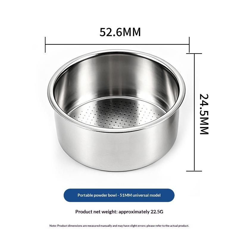 1Pcs 51/54mm 1-Cup 2-Cup Filter Replacement Filter Basket For Coffee Bottomless Portafilter Barista Espresso Accessories