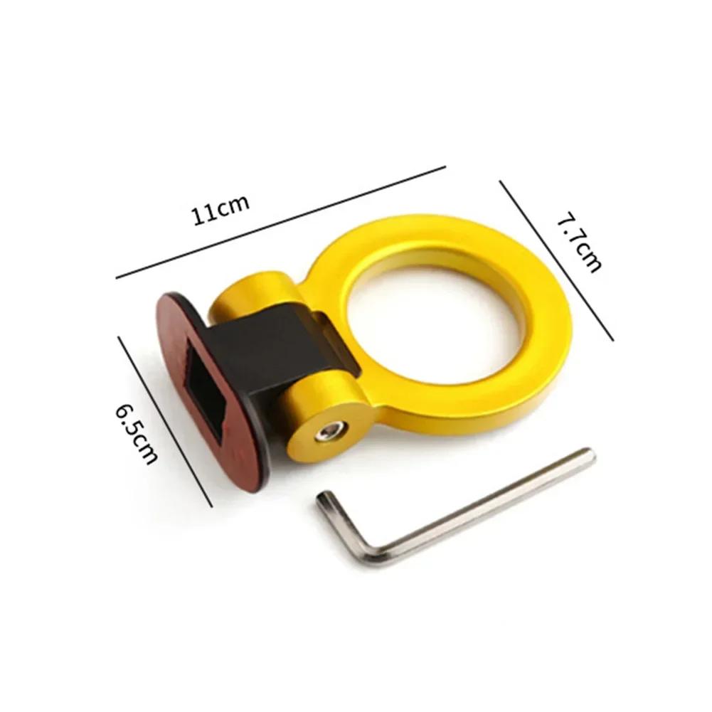 ABS Car Styling Trailer Hooks Sticker Decoration Car Auto Rear Front Trailer Simulation Racing Ring Vehicle Towing Hook For BMW