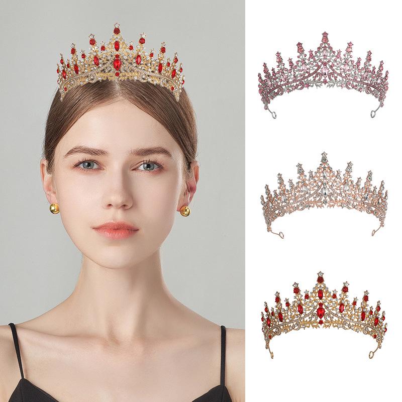 Luxury Crystal Diamond Bridal Crown Headband - Elegant Wedding Hair Accessory
