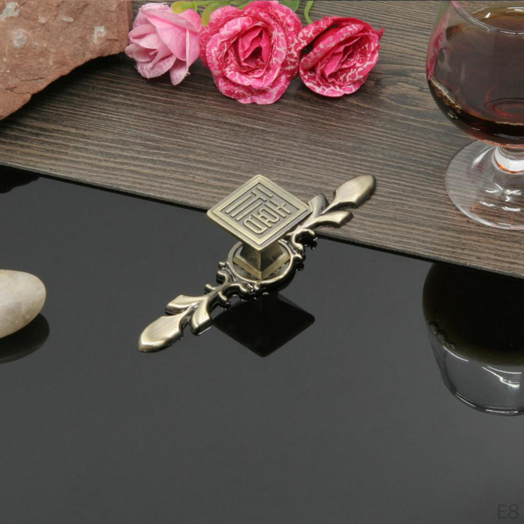 Chinese Traditional Style Cabinet Knob Cupboard Drawer Pull Handle Dresser Pulls