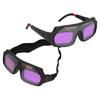 Adjustable Solar Auto Darken Welding Glasses with Comfortable Straps for Eye Protective Auto Darken Welding Goggles