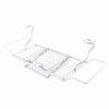 1Pcs Bathroom Bath Shower Tub Bathtub Caddy Storage Organizer Holder Soap Red Wine Rack Holder
