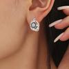 Black Awn Black and White Design Jewelry  Drop Earrings