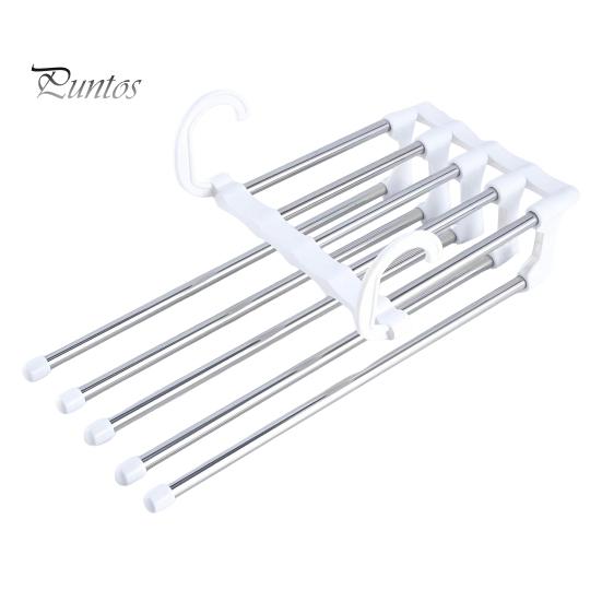 

Вешалка для брюк с вращающимся крючком. Прочная несущая телескопическая складная многофункциональная вешалка для брюк. Вешалка для брюк. белый