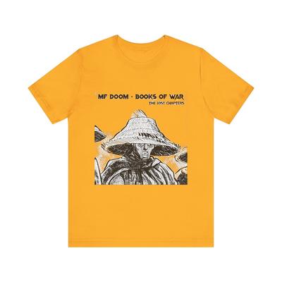 MF Doom Books of War T-Shirt, Hip-Hop-Shirt, Streetwear-Oberteil, Geschenk für Musikliebhaber,