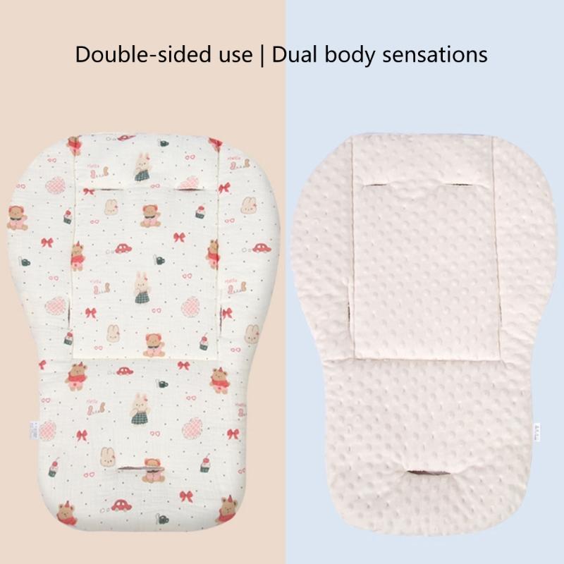 Four Season Infant Strollers Seat Pad Cushion Double Sided Design Even In Hot And Cold With Universal Compatibility