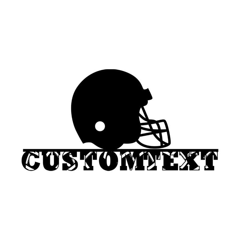 Custom Football Metal Sign with Personalized Name – Unique Soccer Wall Art & Home Decor for Players and Fans