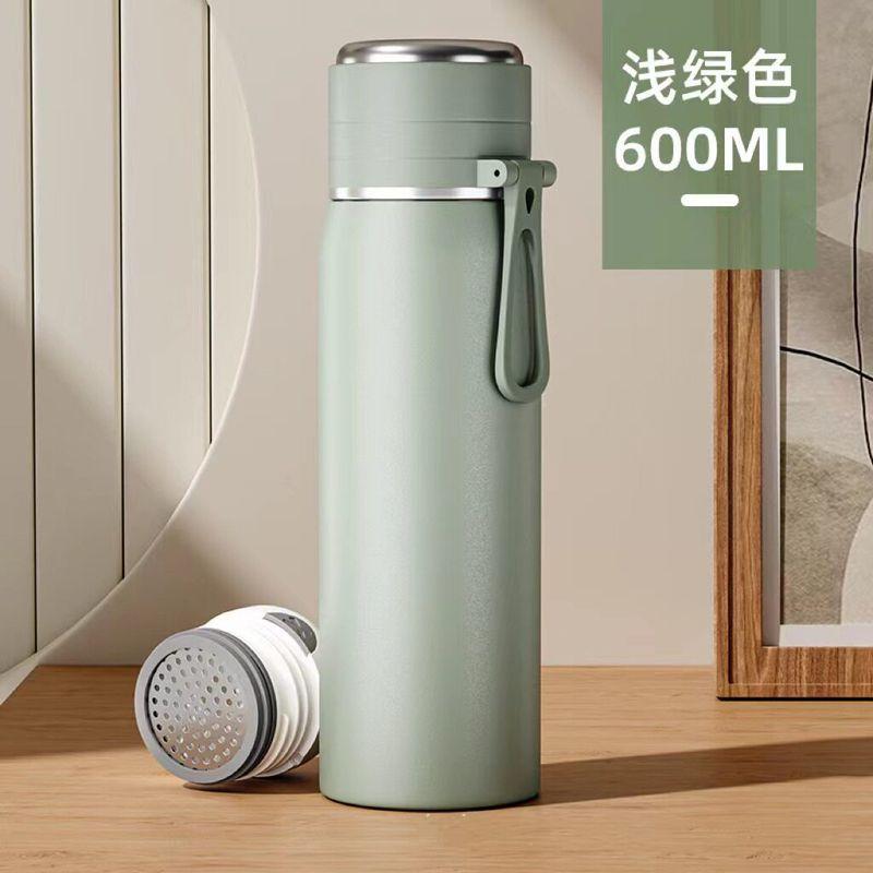 Large-Capacity Thermos Cup for Women, High Aesthetic Value, 2025 New Model, Portable Tea Brewing Cup for Male Students, 316 Stainless Steel Water Cup