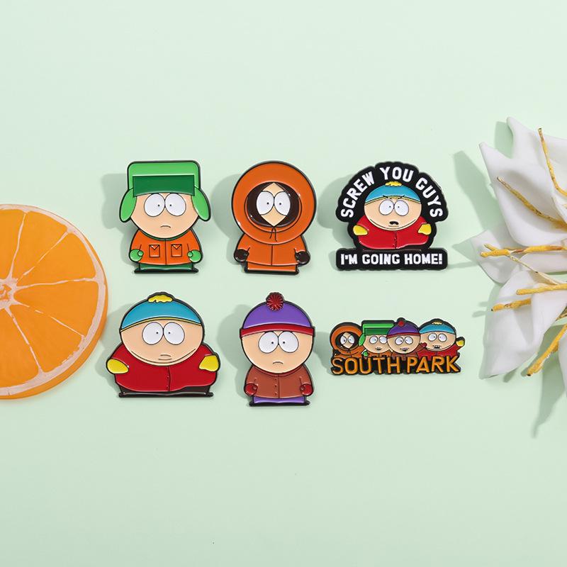 Anime Character Alloy Brooch - Creative Cartoon Badge