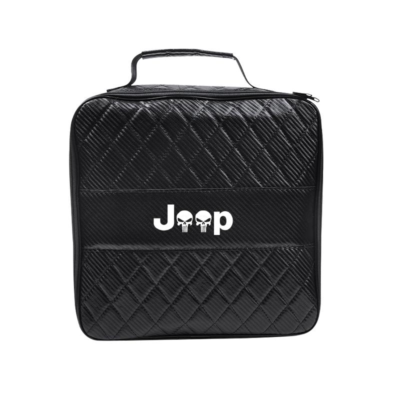

Car NEV Charging Gun Storage Bag EV Organizer Box For Jeep Wrangler Grand Cherokee Compass Wagoneer Gladiator Avenger Patriot XJ