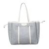 Casual Commuter Large Capacity Shoulder Bag Women's Fashi Ctrast Color Denim Messenger Bags Temperament Female Tote Pack