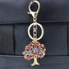 New Fashion Rhinestone Evil Eye Key Wallet Bag Buckles Pendant Car Key Holder Bag Charm