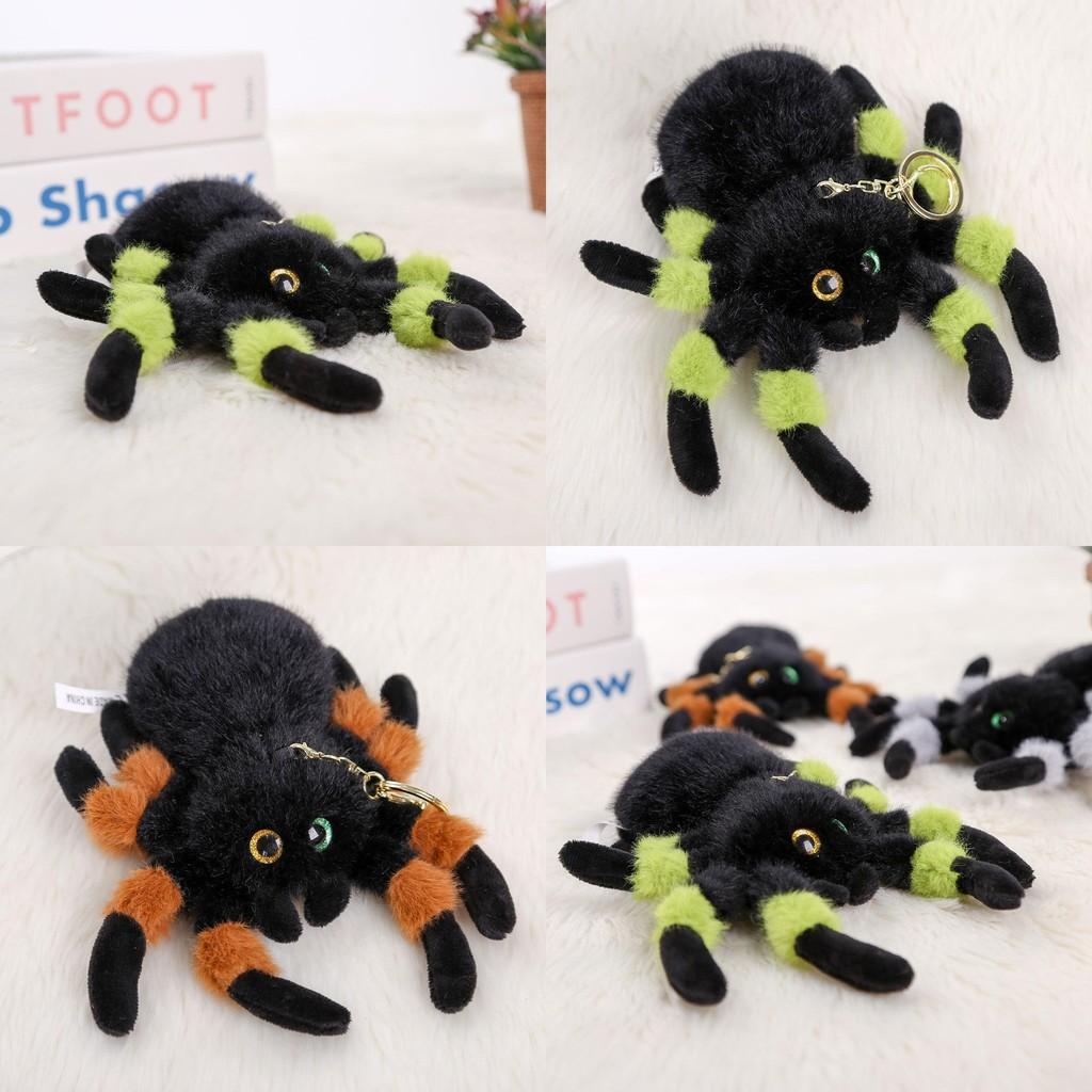 Plush Spider Keychain With Pp Cotton Filling For Bag Decorations And Gifts For Girls