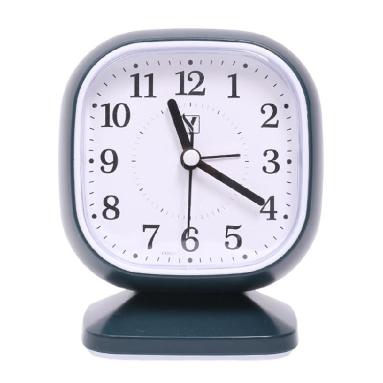 Noiseless Alarm Clock with No Ticking Designs Suitable for Students and Professional Quiet Movement Analog Table Clock