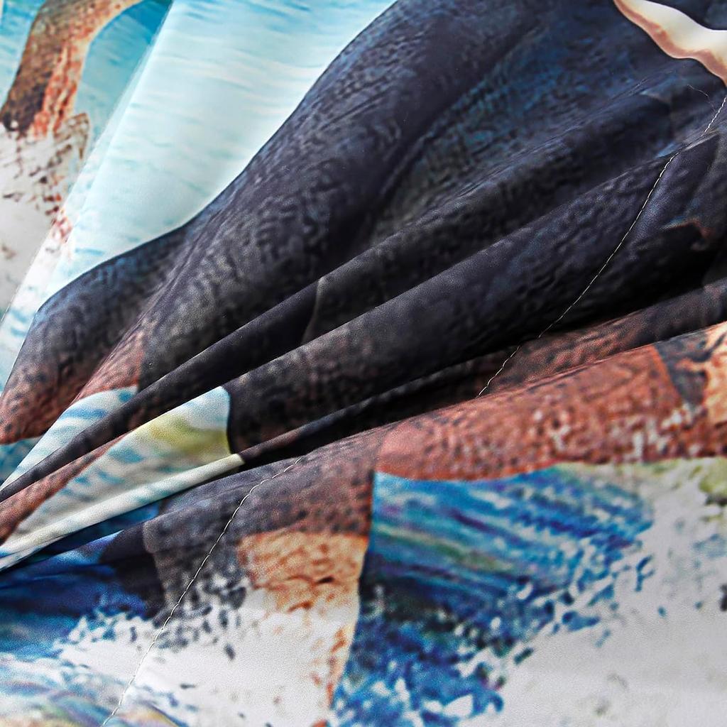 Dinosaurier-Bettwäsche-Set (140 x 200 cm) – Superweiche und lustige Bettwäsche mit Jurassic-Dino-Muster, für Jungen und Teenager, für alle Jahreszeiten