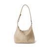 Ladies Soft Frosted Cow Leather Durable Shoulder Bag Female Retro Casual Cowhide Handbag Women Fashi Trend Luxury Designer Bag