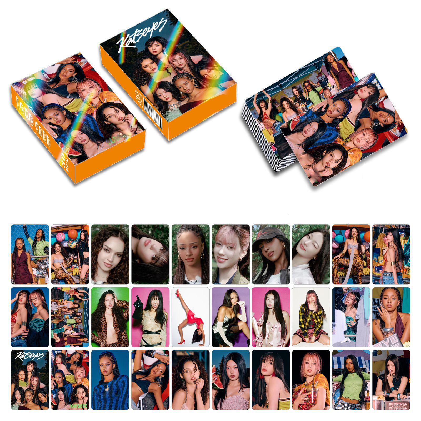 

57x86мм Карточки Lomo Открытки Звезда Корейской Женской Группы One Size