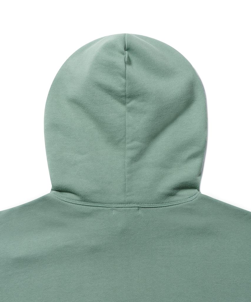 Musinsa Standard Woman Women'S Crop Hooded Sweat Zip-Up [Dusty Green]