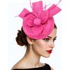 Handmade Flower Mesh Headbands Fascinator Hat Fashion Styles Hat Headgear for Special Celebrations