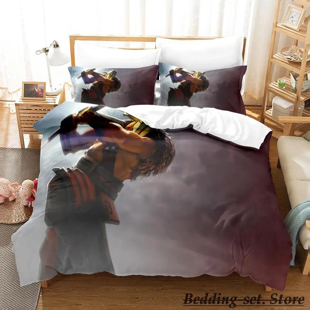

Game Dota 2 Комплект постільної білизни Single Twin Full Queen King Size Bed Set Adult Kid Bedroom Duvetcover Sets Anime parure de lit Bed AU Double 180x210cm