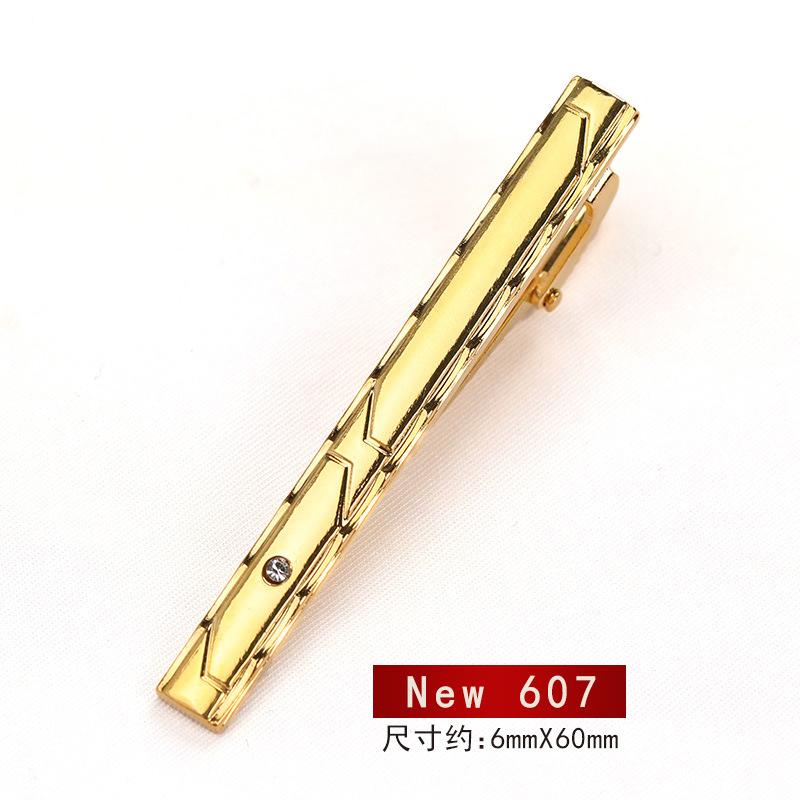 Business Versatile Men'S Dress Gold Tie Clip Marriage Men'S And Women'S Pin Korean Version Security Laveclip Fashion Laveclip