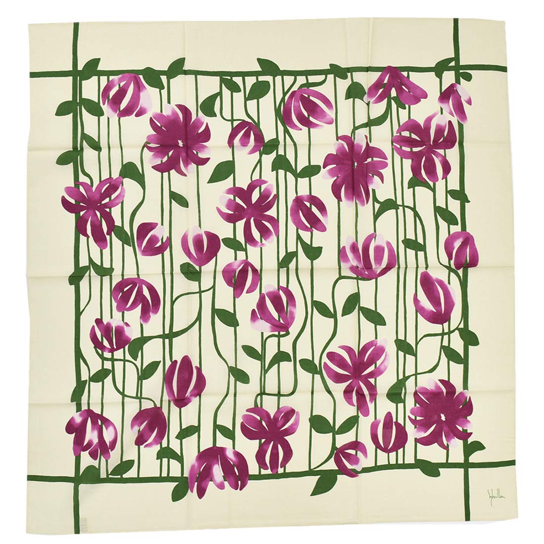 

large made in Japan Cotton practice eco plastic bottle Orchidare Beige Furoshiki, size, [Nagomiya] 24-width furoshiki, bag, bag, bag, wrap, women s