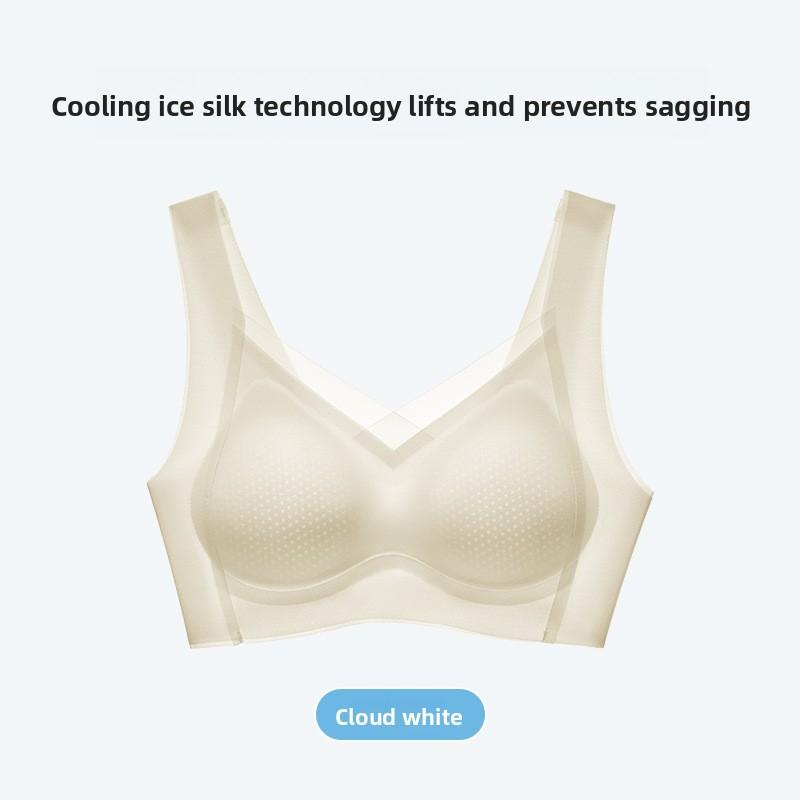 Seamless Breathable Tank Top Bra for Small Bust, Wireless Push Up Uplift Side Support Comfortable Shaping Lingerie