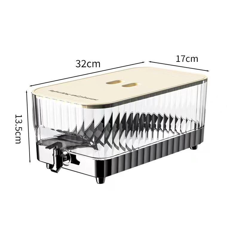 5L Transparent Summer Water Kettle - Large Capacity Cold Beverage Dispenser with Faucet Heat/Cold Resistant Juice Container