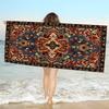 Mysterious Red Persian Microfiber Beach Towel Absorbent Quick Dry Soft Yoga Swimming Resort Mountain Climbing Towel