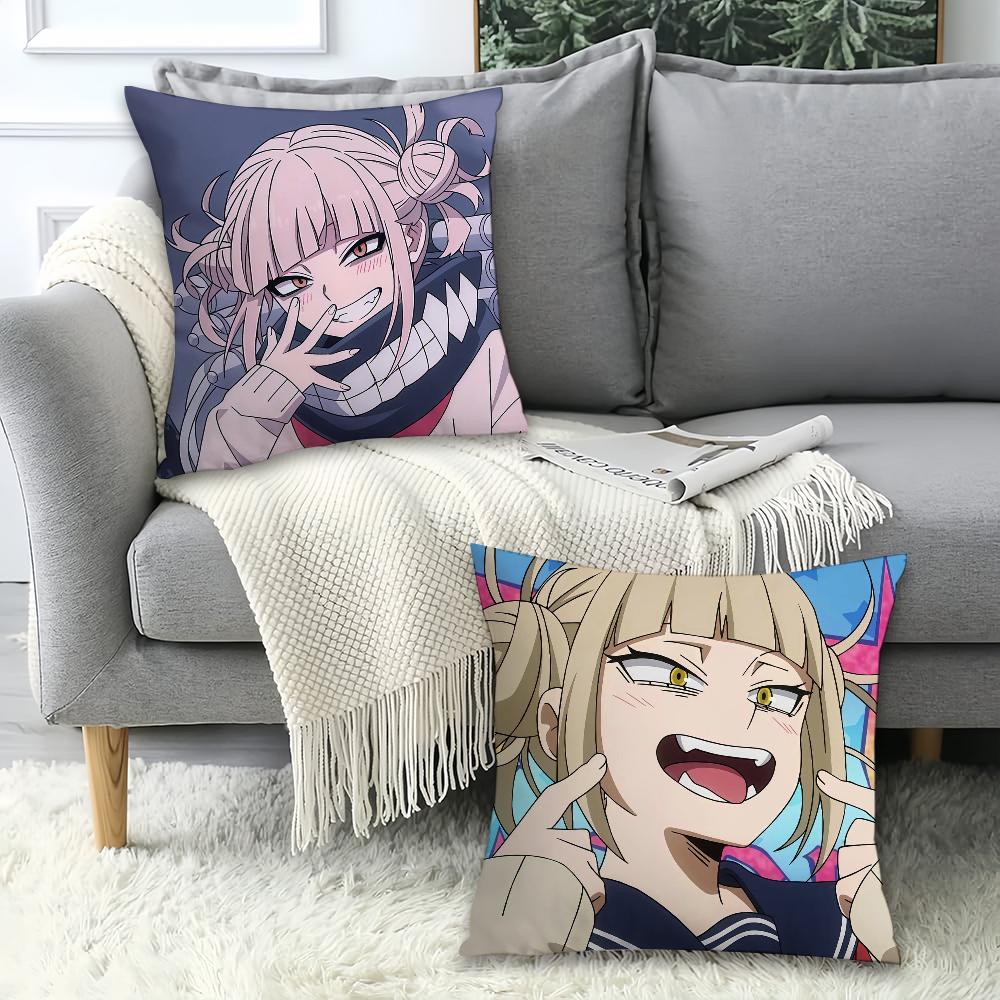 M-My H-Hero A-Academia H-Himiko T-Tog  Pillow Case Office Cushions Suitable For Sofa Car Bedroom Decorative Cushion Cover