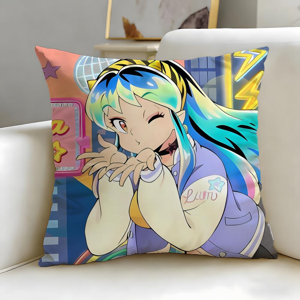 

classic anime Urusei Yatsura Cushion Cover Soft & Easy-Wash Pillow Case – Versatile for Couch, Bed, Travel and Office 30cmx30cm