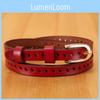 Trendy Cowhide Genuine Leather Waist Belt Women Alloy Clasp Colors Multiple