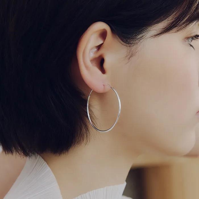 (silver 925) Nuo essential earring_L
