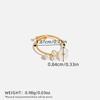 Stainless Steel Rings Combination Ring Flower Shape Elegance Open Rings For Women Jewerlry High-end Sense Banquet Gifts New